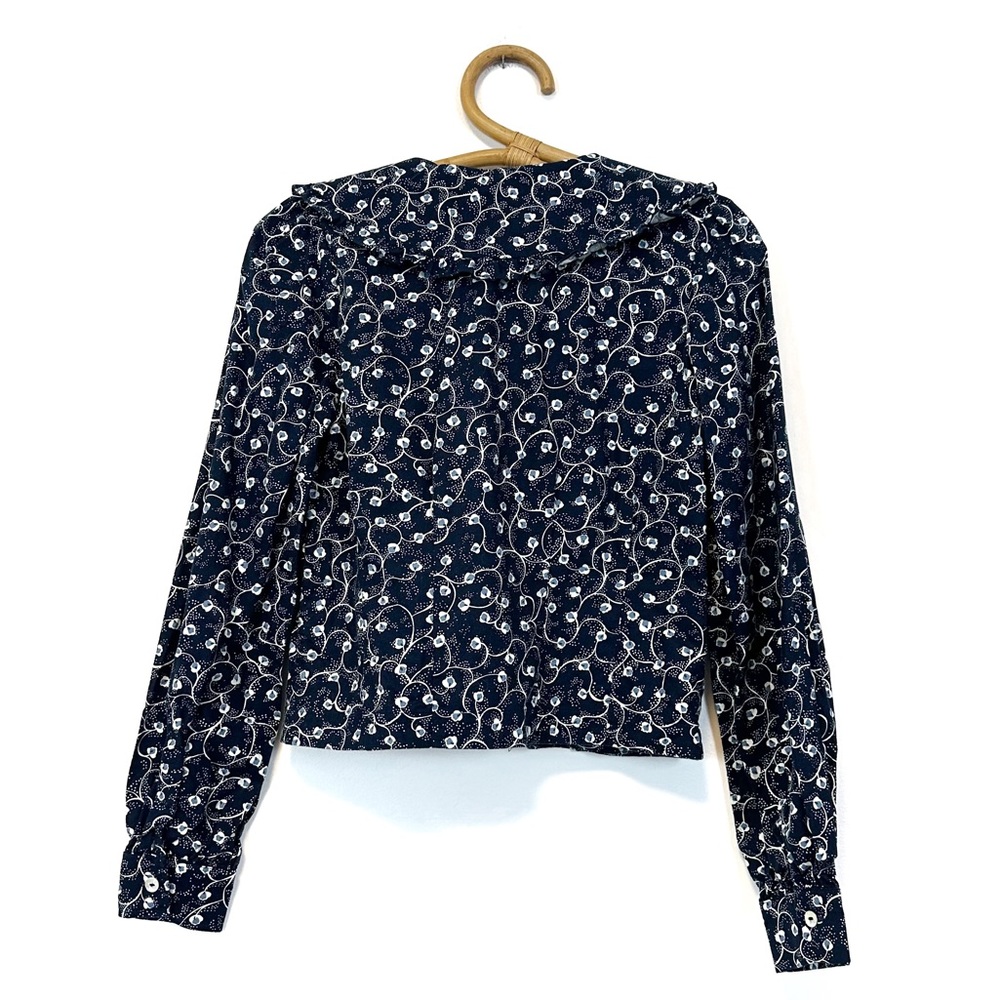 Aritzia | Wilfred | Blythe Blouse in Washed Blue Dark Espace Size XXS - Picture 6 of 12